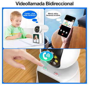 📸📞 Cámara con Pantalla Bidireccional y Videollamadas 🌟