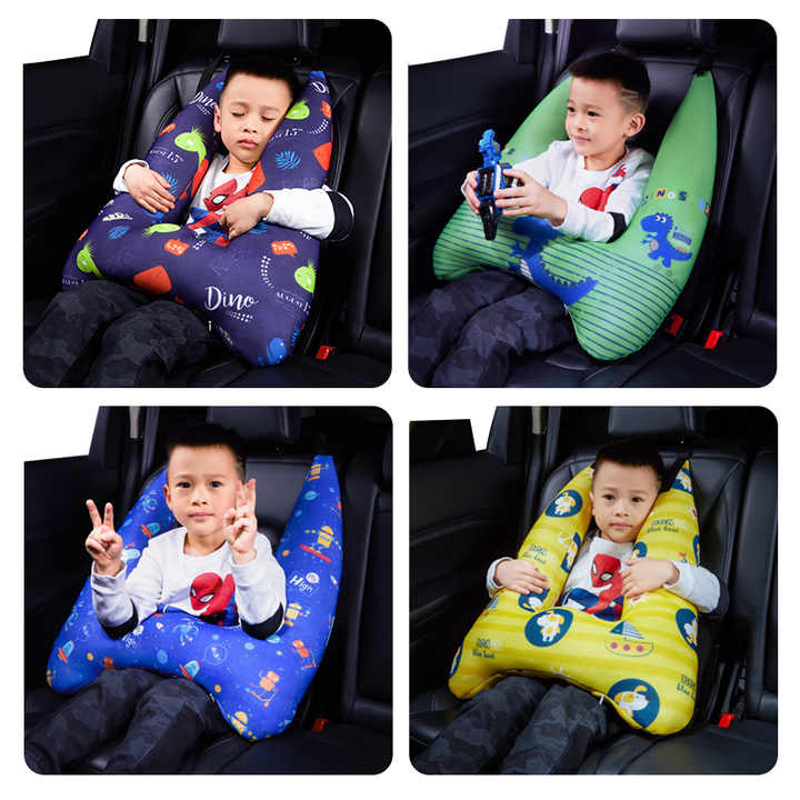 🚗✨ UNIVERSAL CHILDREN CAR PILLOW - COMODIDAD Y SEGURIDAD PARA LOS PEQUEÑOS VIAJEROS ✨🚗