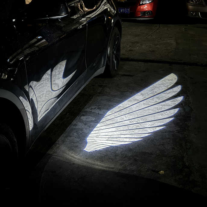 KIT DE FOCOS LED CON PROYECTOR ALA DE ÁNGEL