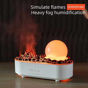 💨 H2O LAMP HUMIDIFIER – HUMIDIFICADOR ULTRASÓNICO CON AROMATERAPIA Y LUZ LED 🌿