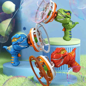 🦖✨ DINOSAUR BUBBLE MACHINE - DIVERSIÓN JURÁSICA A TODO COLOR