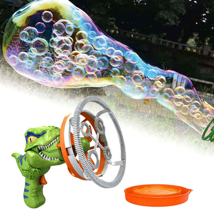 🦖✨ DINOSAUR BUBBLE MACHINE - DIVERSIÓN JURÁSICA A TODO COLOR